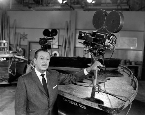 Walt Disney at the studio, late 50's, I.V.