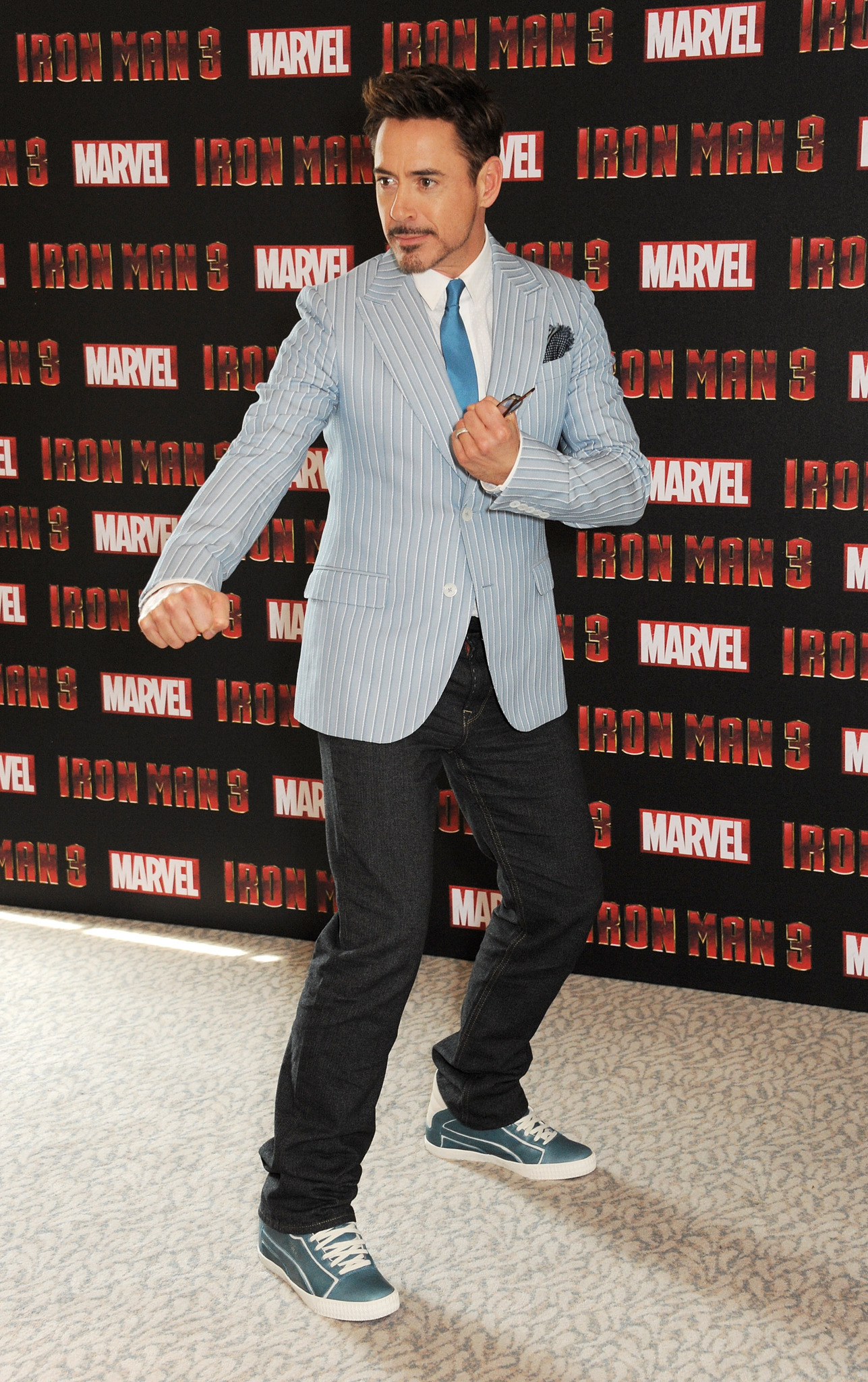 Robert Downey Jr. at event of Gelezinis zmogus 3 (2013)