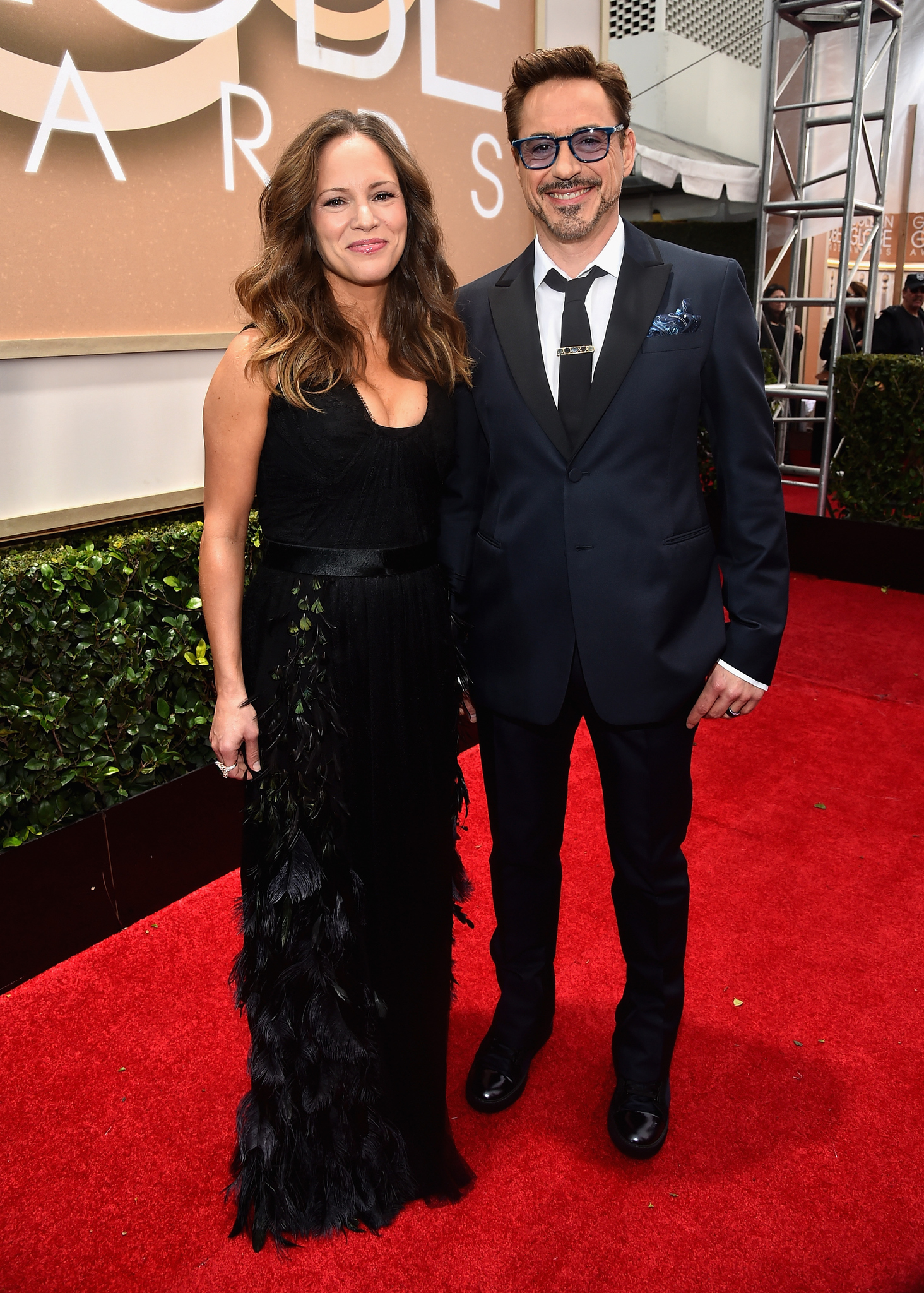 Robert Downey Jr. and Susan Downey at event of 72nd Golden Globe Awards (2015)
