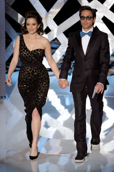 Robert Downey Jr. and Tina Fey at event of The 82nd Annual Academy Awards (2010)