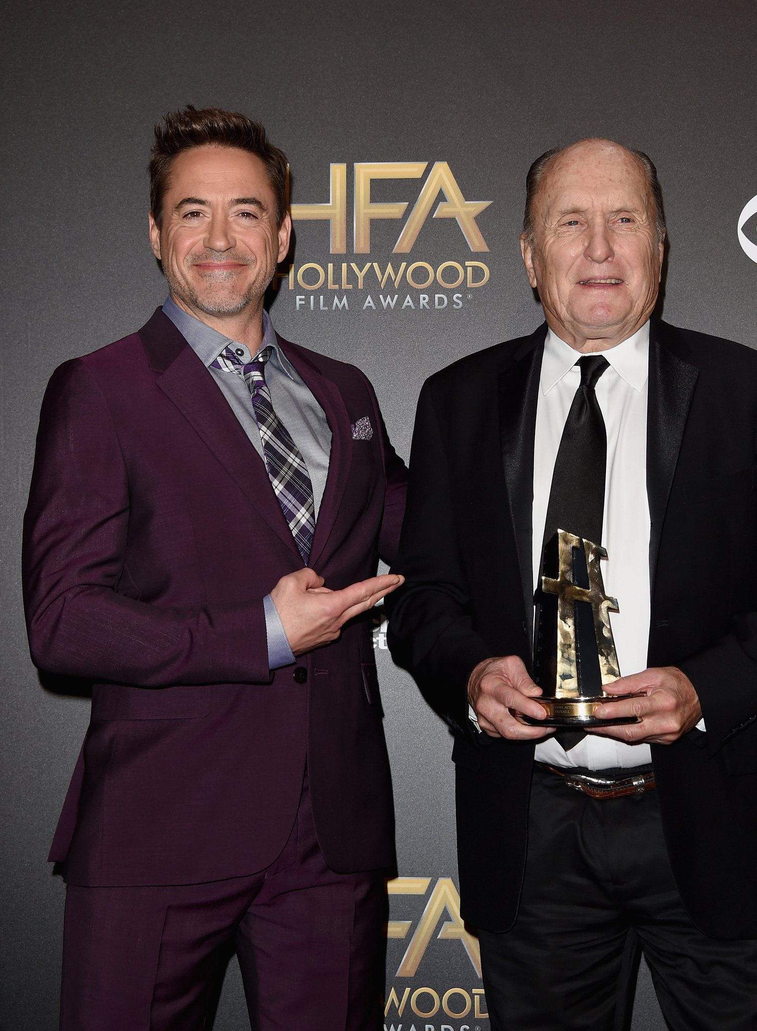 Robert Downey Jr. and Robert Duvall at event of Hollywood Film Awards (2014)