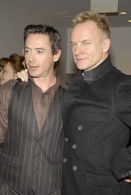 Robert Downey Jr. and Sting at event of A Guide to Recognizing Your Saints (2006)