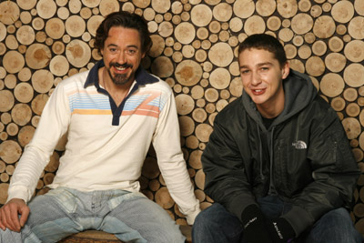Robert Downey Jr. and Shia LaBeouf at event of A Guide to Recognizing Your Saints (2006)