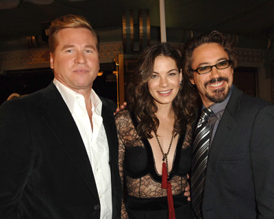 Val Kilmer, Robert Downey Jr. and Michelle Monaghan at event of Kiss Kiss Bang Bang (2005)