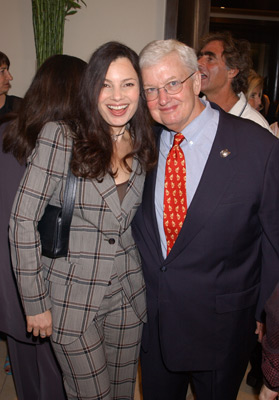 Fran Drescher and Roger Ebert