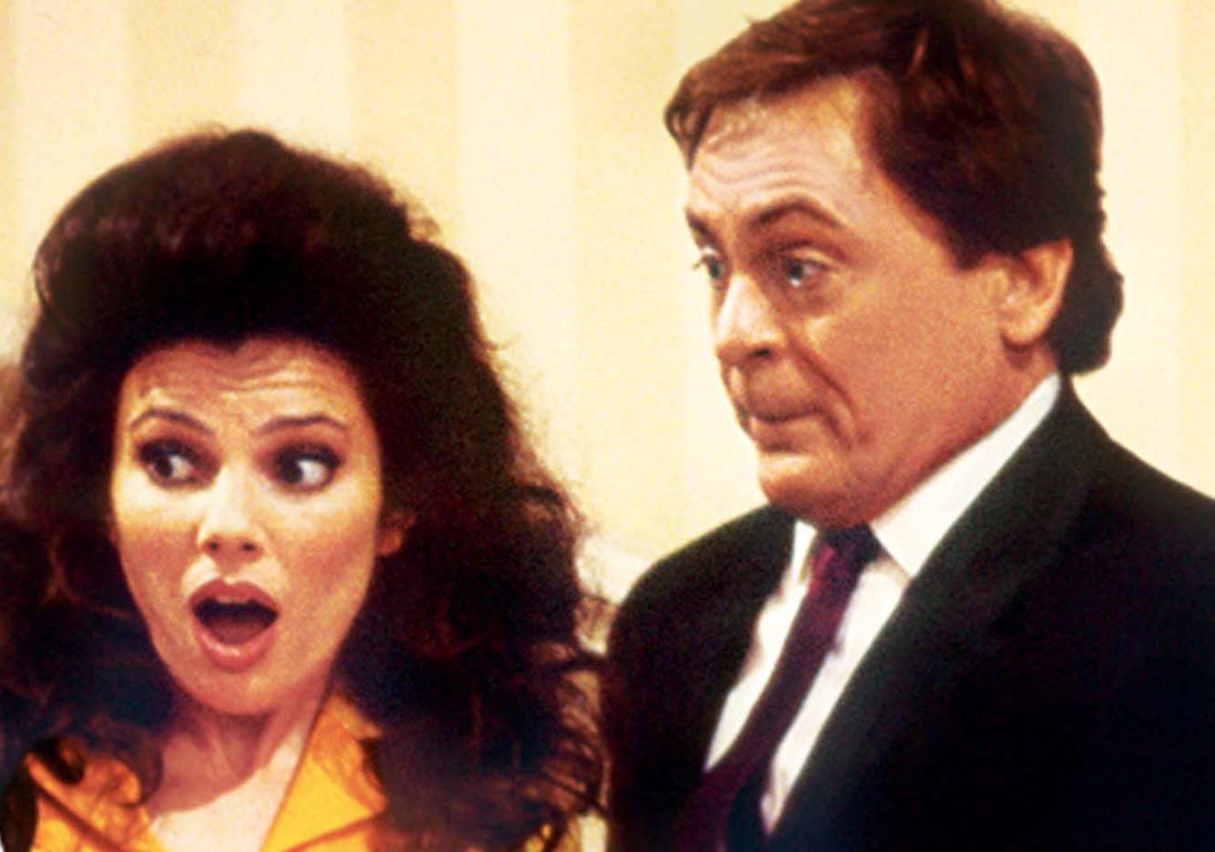 Still of Fran Drescher and Daniel Davis in The Nanny (1993)