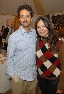 Fran Drescher and Grant Heslov