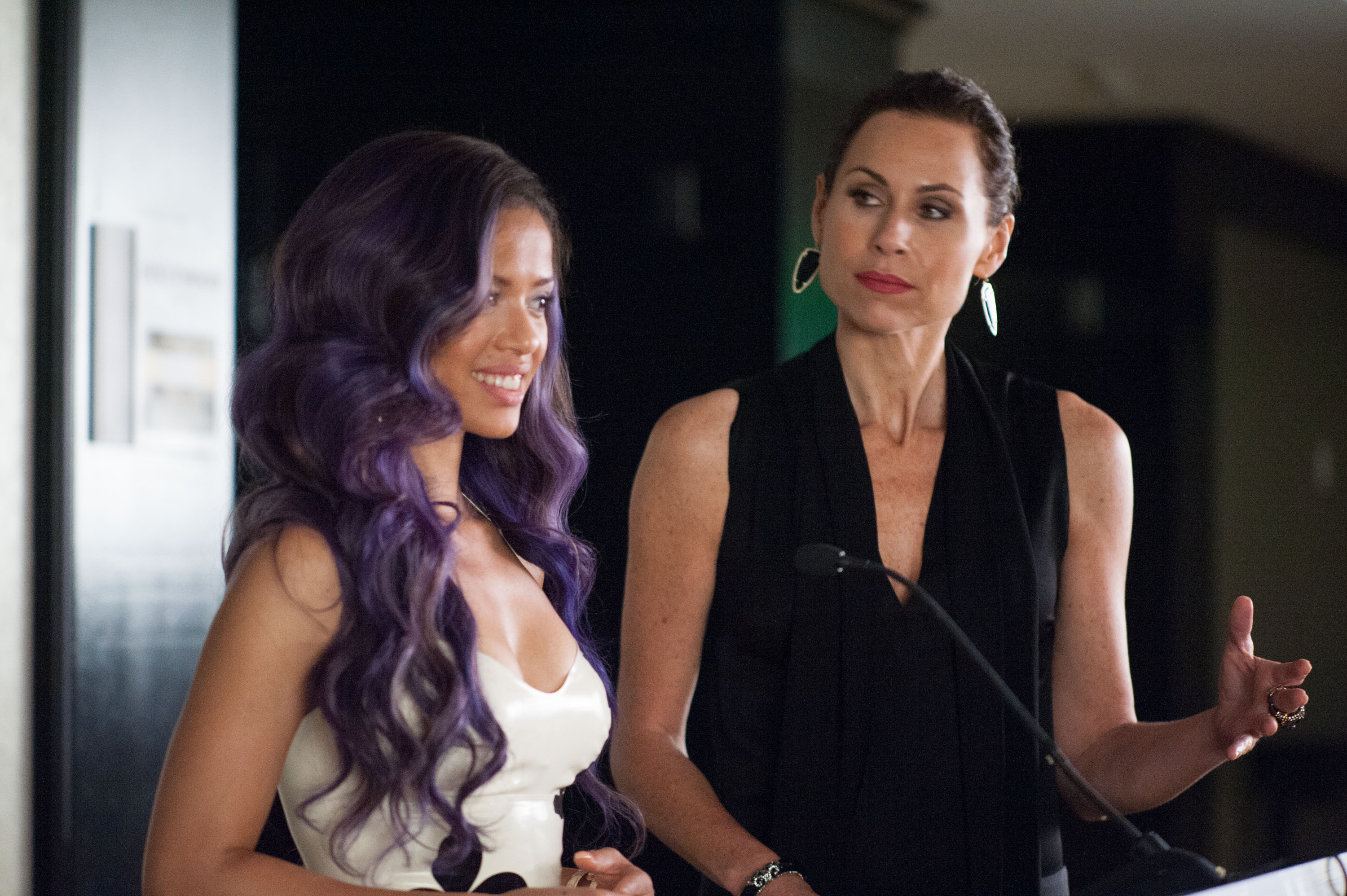 Still of Minnie Driver and Gugu Mbatha-Raw in Beyond the Lights (2014)