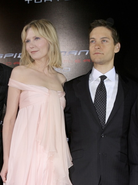 Kirsten Dunst and Tobey Maguire at event of Zmogus voras 3 (2007)