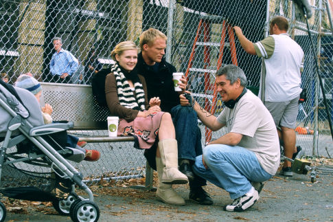 Kirsten Dunst, Paul Bettany and Richard Loncraine in Wimbledon (2004)