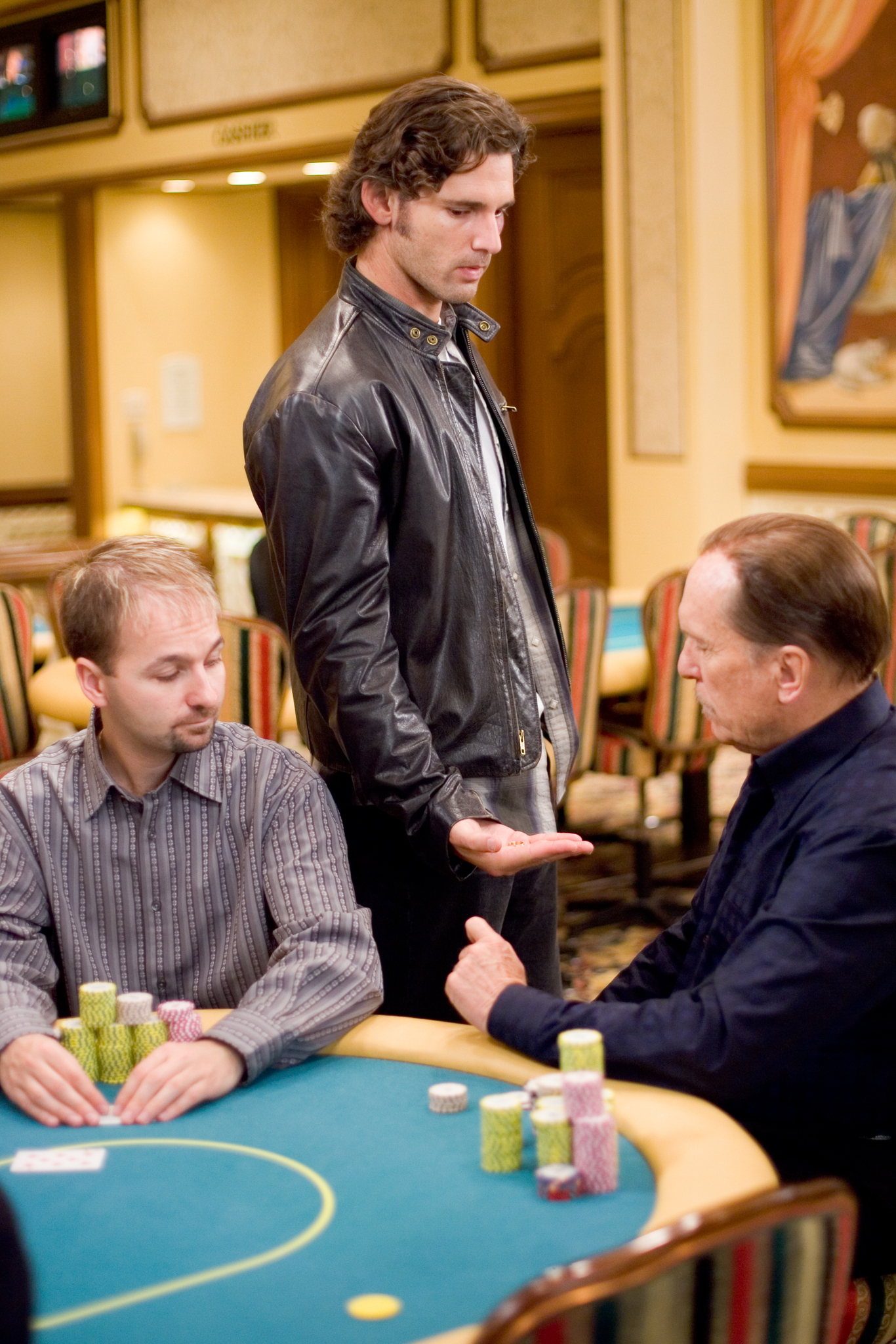 Still of Robert Duvall, Eric Bana and Daniel Negreanu in Lucky You (2007)