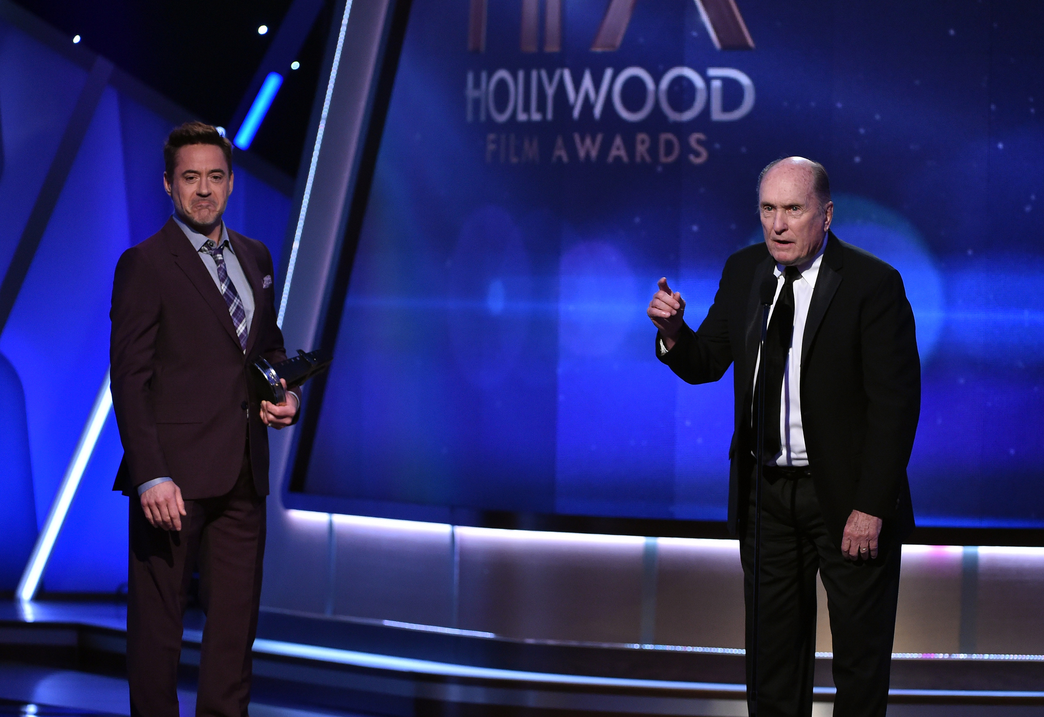 Robert Downey Jr. and Robert Duvall at event of Hollywood Film Awards (2014)