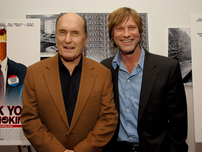 Robert Duvall and Aaron Eckhart at event of Thank You for Smoking (2005)