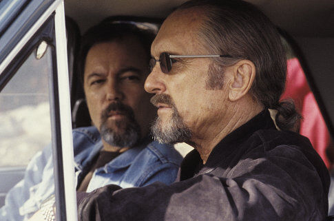 Still of Robert Duvall and Rubén Blades in Assassination Tango (2002)