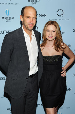 Anthony Edwards and Jenna Fischer at event of Solitary Man (2009)