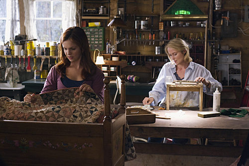 Still of Jennifer Ehle and Amber Tamblyn in The Russell Girl (2008)