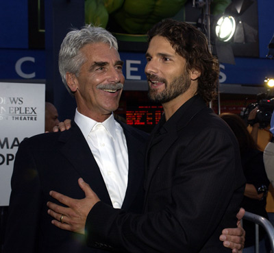 Sam Elliott and Eric Bana at event of Hulk (2003)