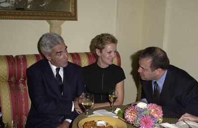 Joan Allen, Sam Elliott and Rod Lurie at event of The Contender (2000)