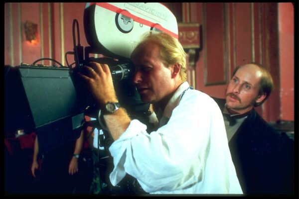 Director Emilio Estevez with director of photography Paaul Sarossy