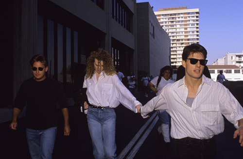 Tom Cruise, Nicole Kidman and Emilio Estevez