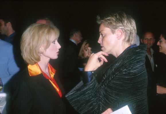 Sharon Stone and Morgan Fairchild
