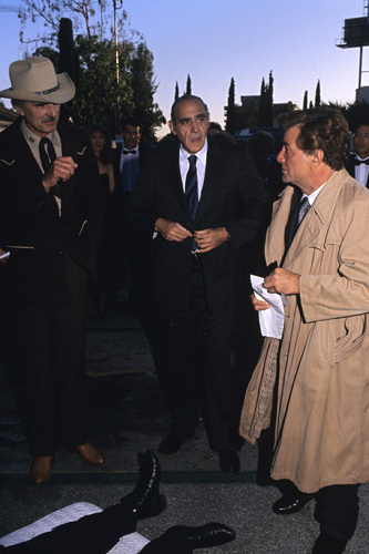 Peter Falk with Abe Vigoda and Dennis Weaver circa 1980s
