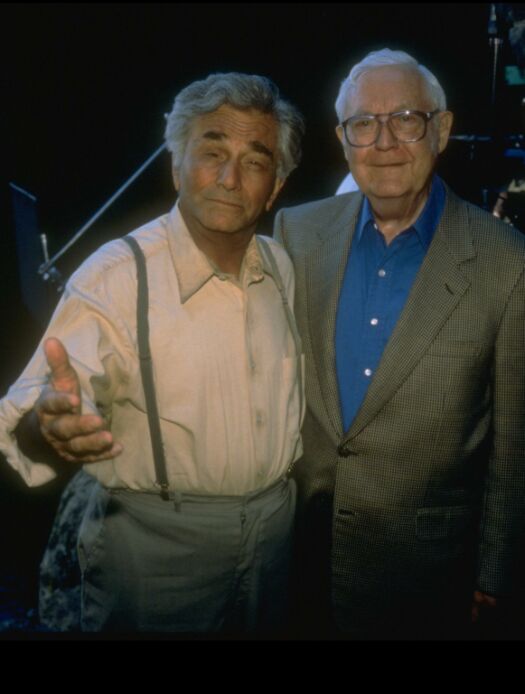 Peter Falk with director Robert Wise