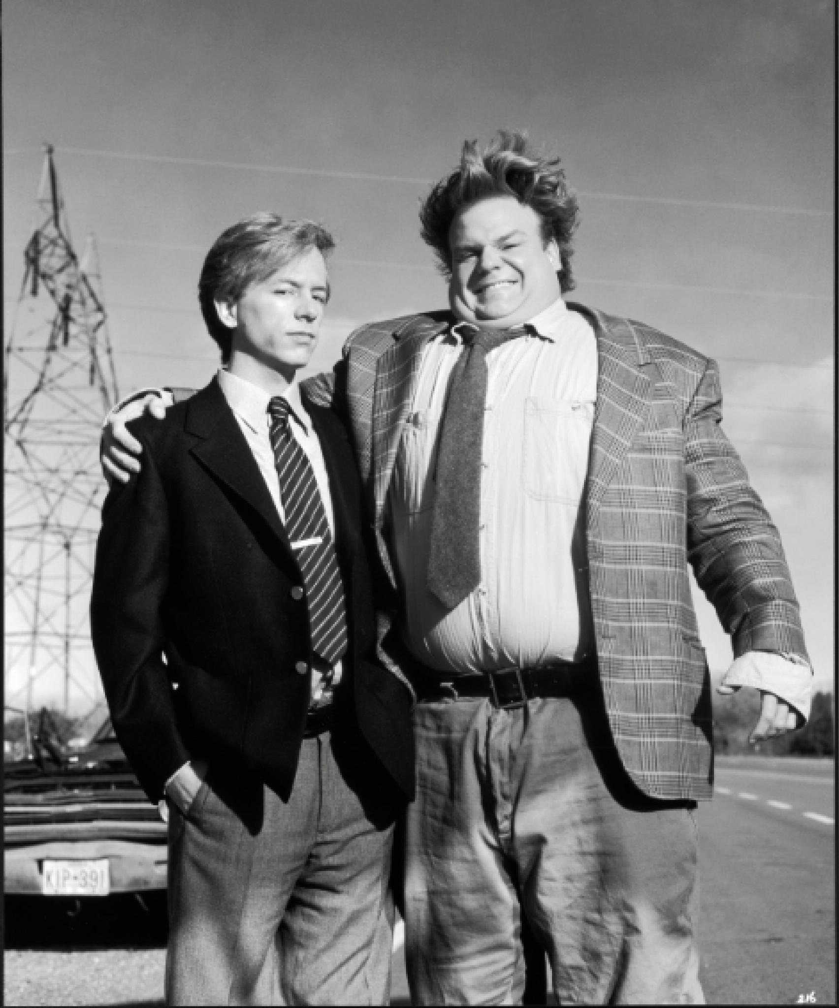 Still of Chris Farley and David Spade in Tommy Boy (1995)