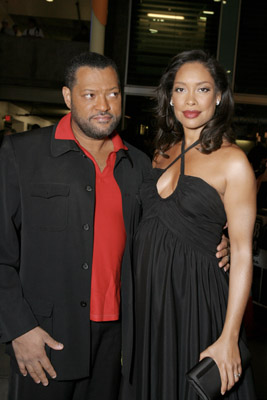 Laurence Fishburne and Gina Torres at event of I Think I Love My Wife (2007)