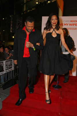 Laurence Fishburne and Gina Torres at event of I Think I Love My Wife (2007)