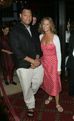 Laurence Fishburne and Lauren Hutton at event of Fahrenheit 9/11 (2004)