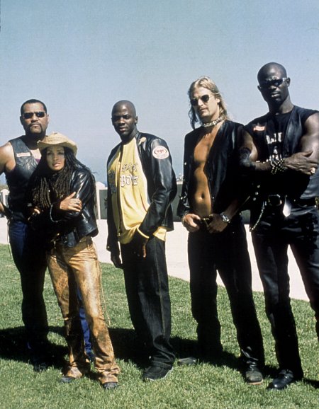 (left to right) Laurence Fishburne, Lisa Bonet, Derek Luke, Kid Rock, Djimon Hounsou