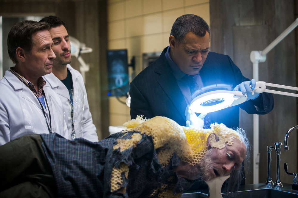 Still of Laurence Fishburne, Scott Thompson and Aaron Abrams in Hanibalas (2013)