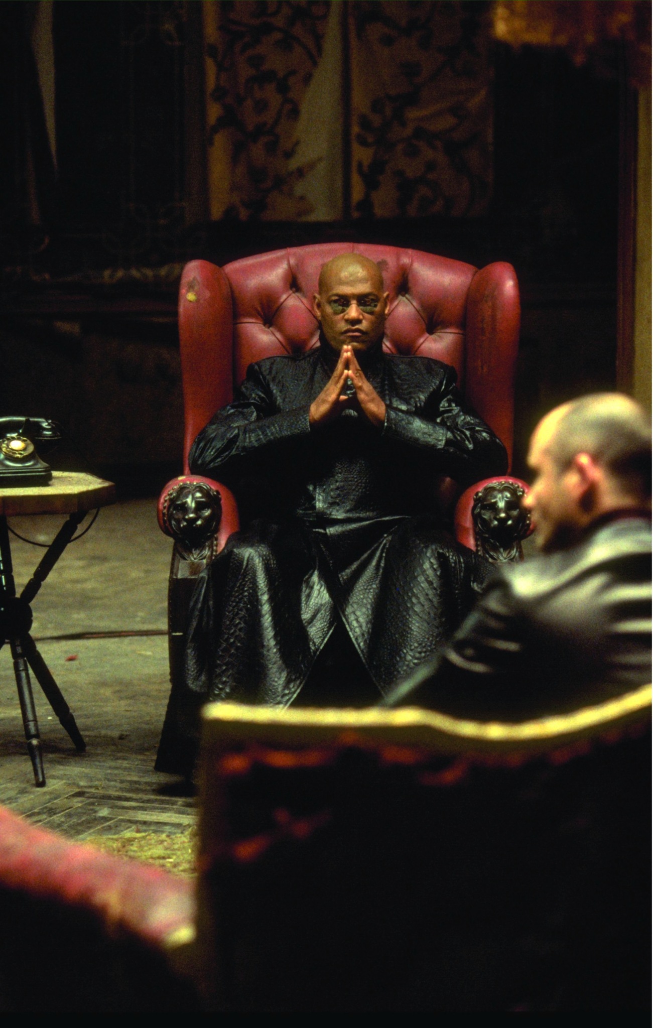 Still of Laurence Fishburne in Matrica: Perkrauta (2003)