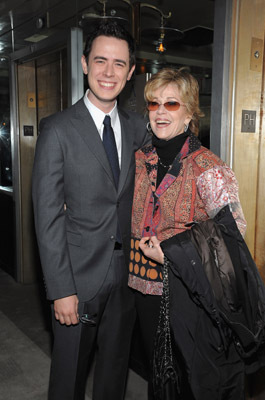 Jane Fonda and Colin Hanks at event of The Great Buck Howard (2008)