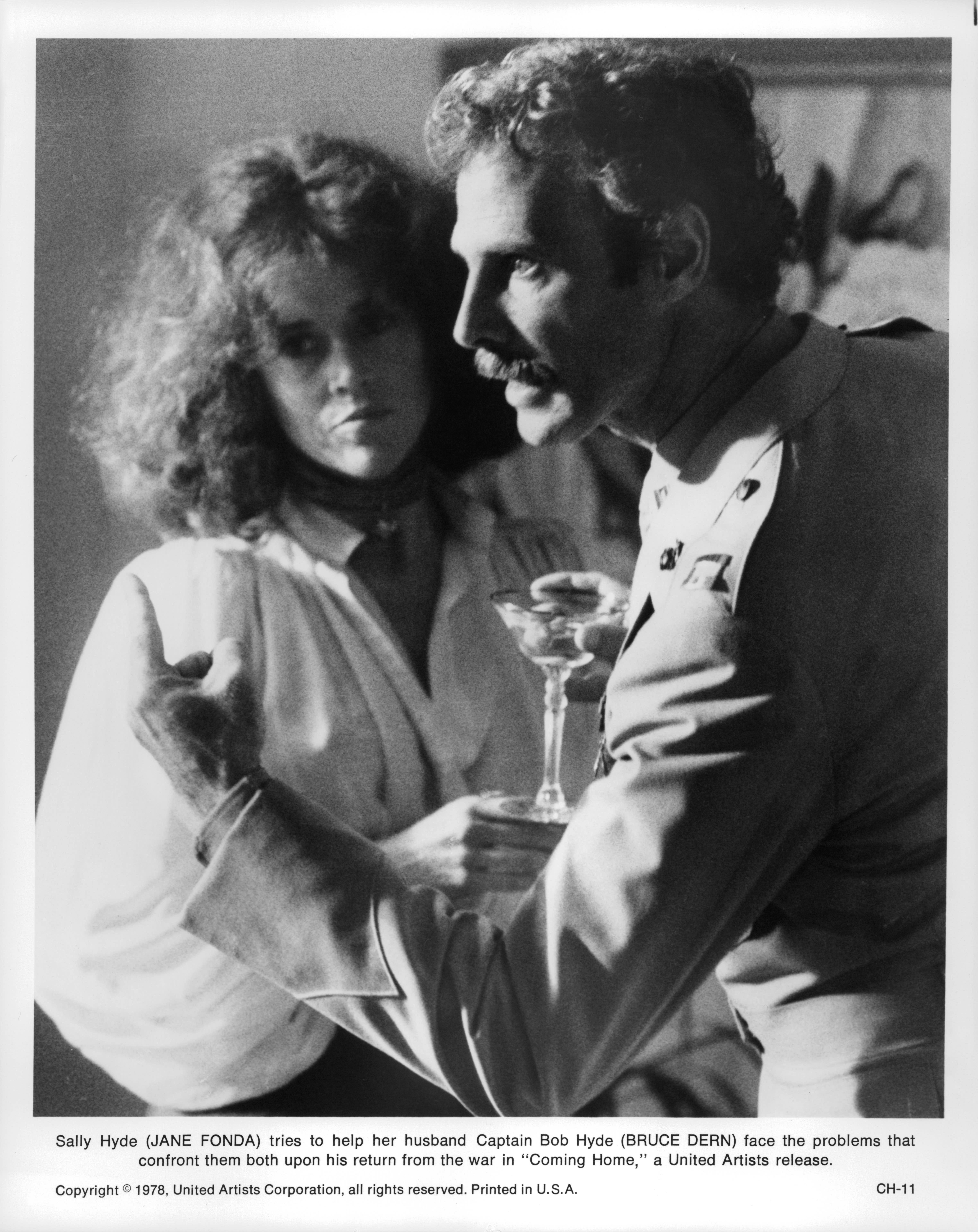 Still of Jane Fonda and Bruce Dern in Coming Home (1978)