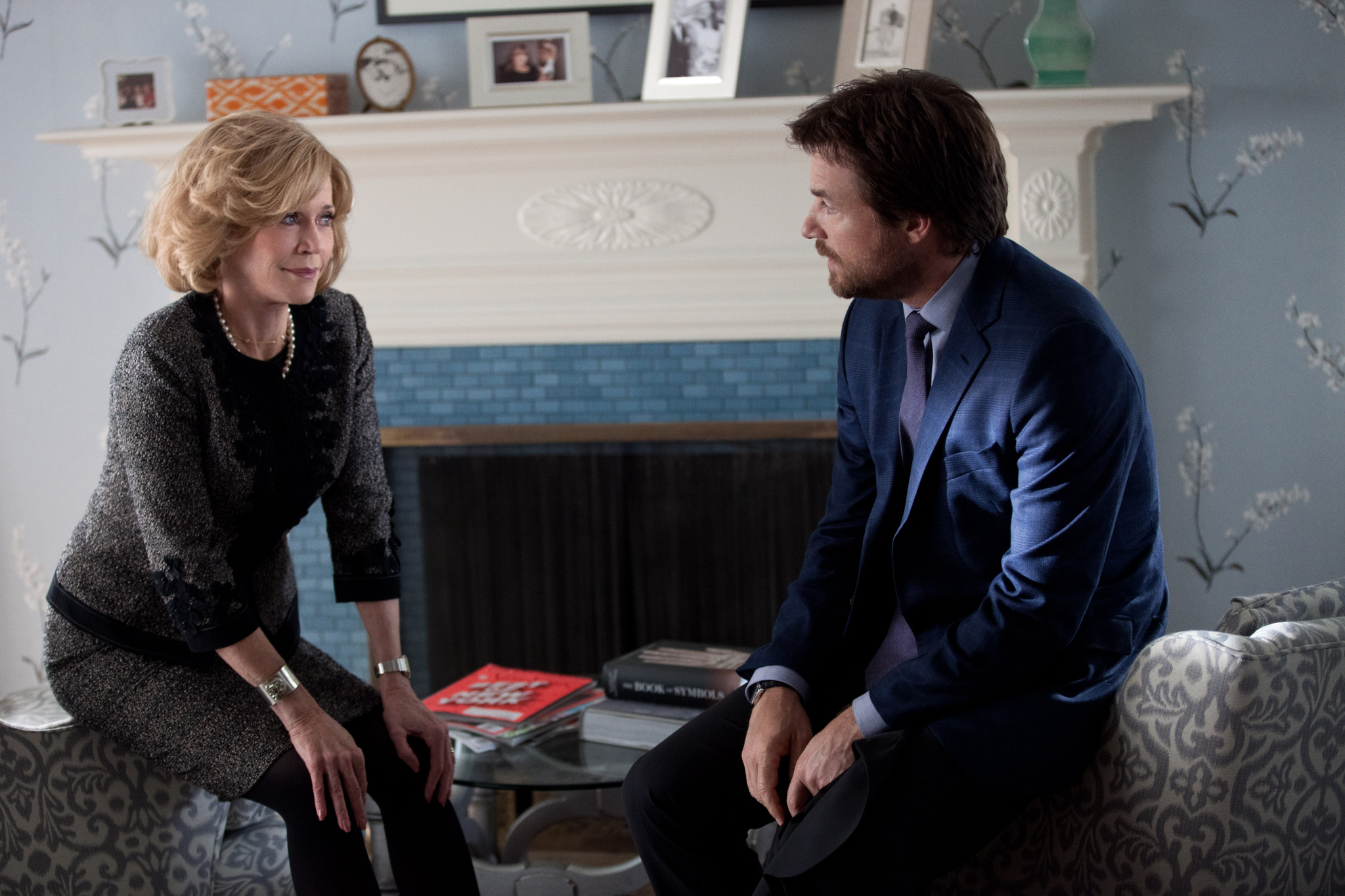Still of Jane Fonda and Jason Bateman in This Is Where I Leave You (2014)