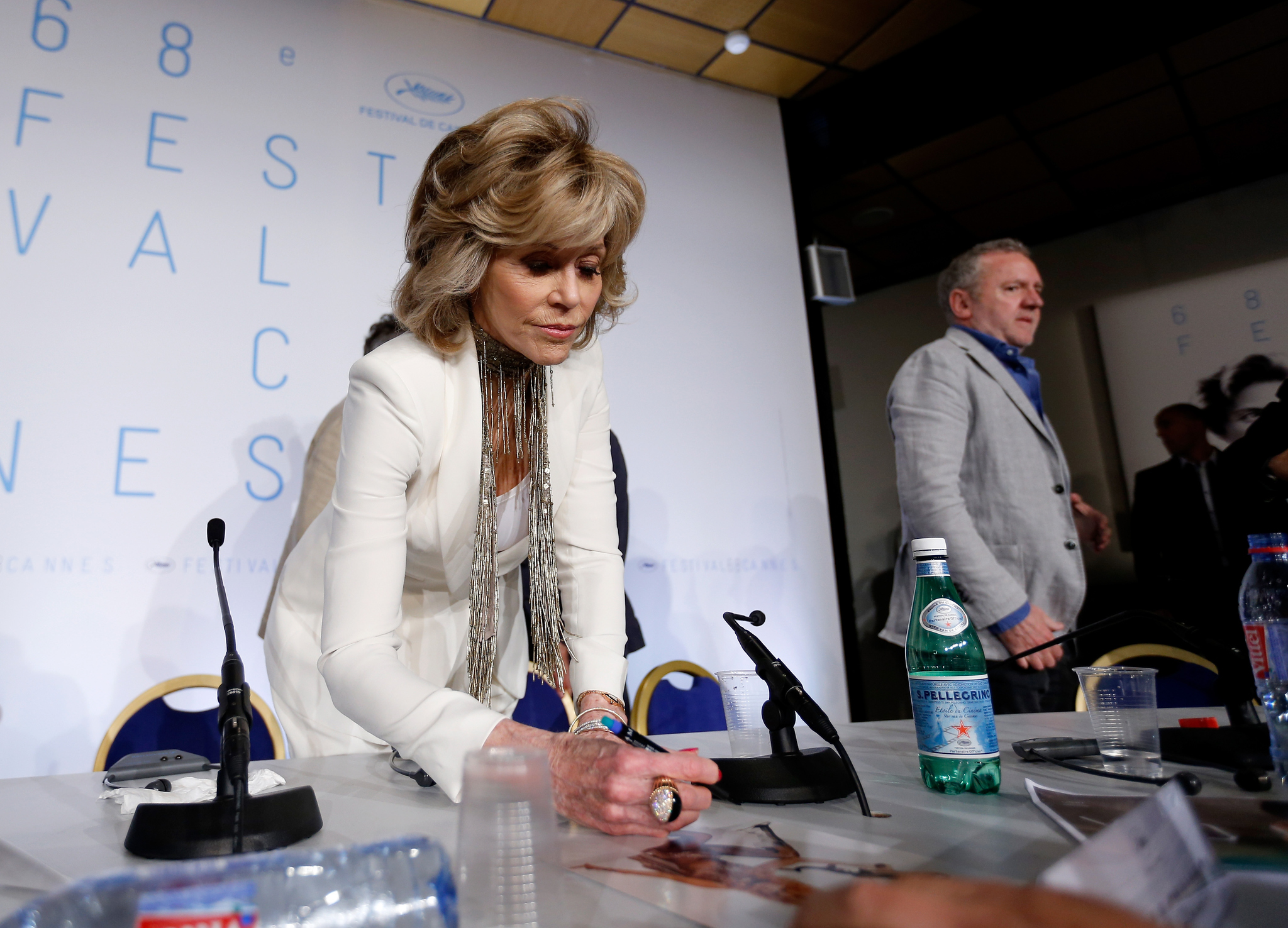 Jane Fonda at event of Youth (2015)