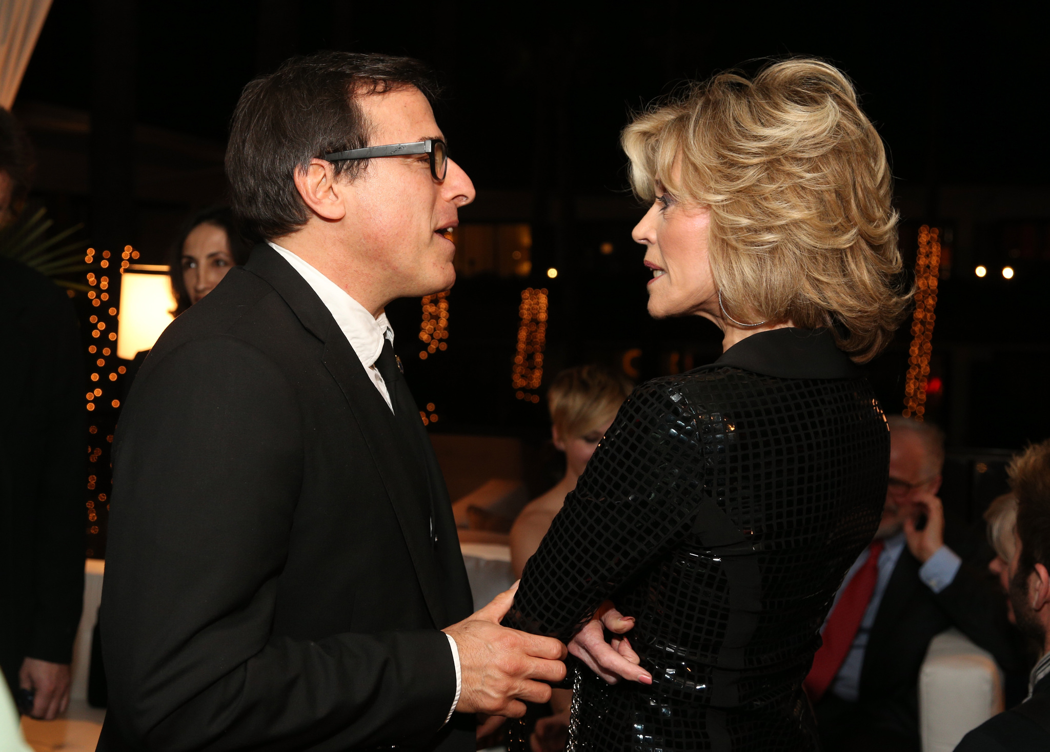 Jane Fonda and David O. Russell