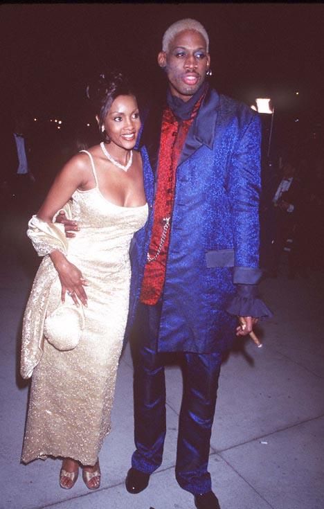 Vivica A. Fox and Dennis Rodman