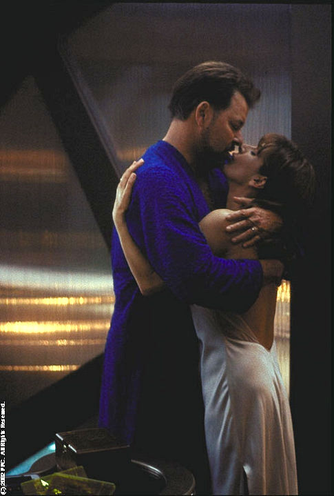 Still of Jonathan Frakes and Marina Sirtis in Star Trek: Nemesis (2002)