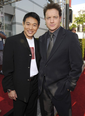 Brendan Fraser and Jet Li