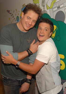 Brendan Fraser and Josh Hutcherson