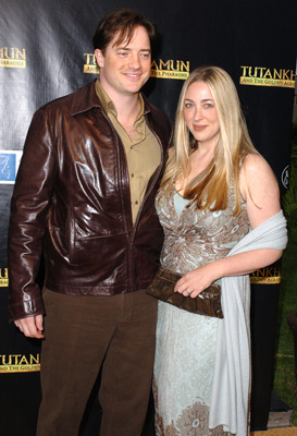 Brendan Fraser and Afton Smith