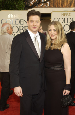 Brendan Fraser and Afton Smith