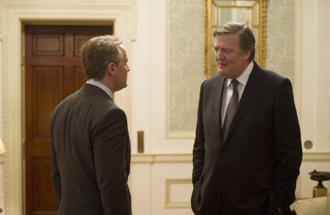 Still of Stephen Fry and Tate Donovan in 24: Live Another Day (2014)