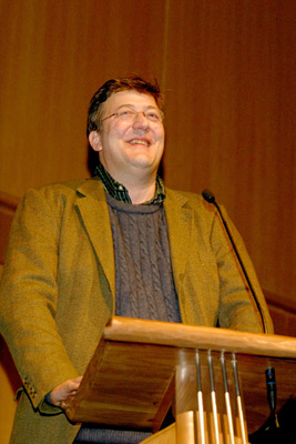 Stephen Fry at event of Bright Young Things (2003)