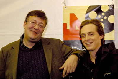 Stephen Fry and Stephen Campbell Moore at event of Bright Young Things (2003)
