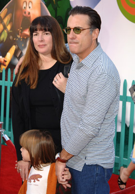Andy Garcia and Marivi Lorido Garcia at event of Chicken Little (2005)