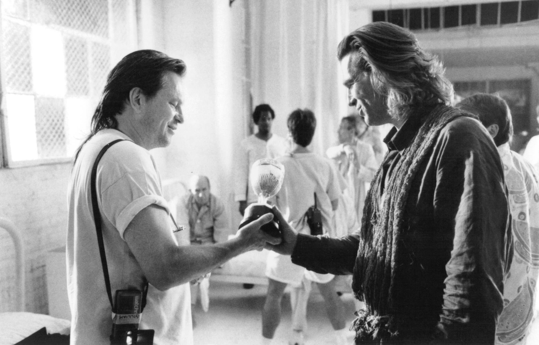 Still of Jeff Bridges and Terry Gilliam in The Fisher King (1991)